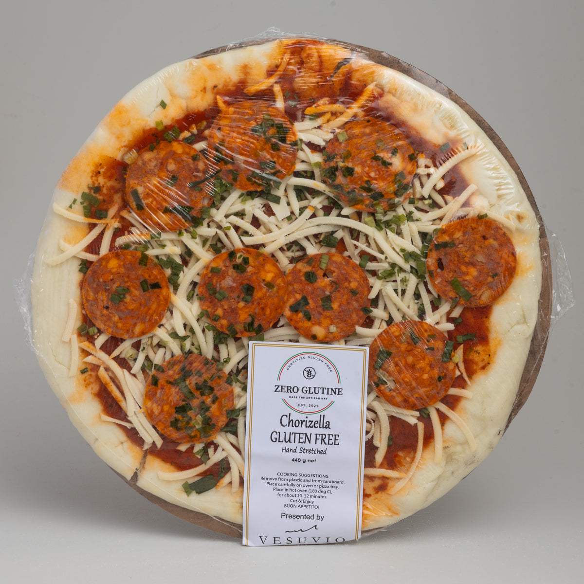 Chorizella Pizza Gluten Free